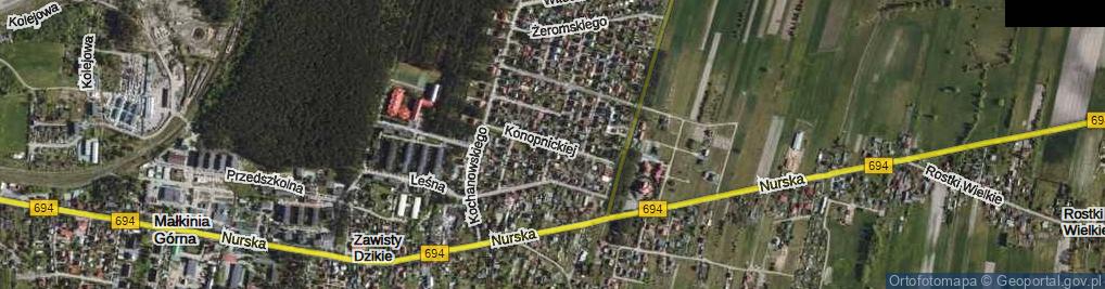 Zdjęcie satelitarne Konopnickiej Marii ul.